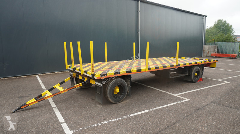 Aanhanger  AXLE FLATBED FARM TRAILER