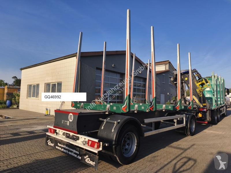 Reboque Ebert KHA 18 Exte Holztransporter