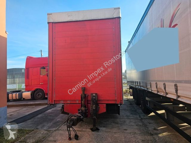 Remorque Ackermann Tandem Gardine, Edscha,Hubdach