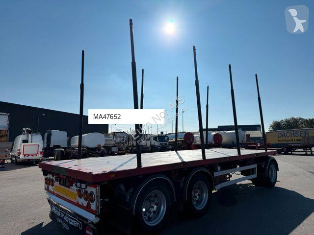 مقطورة  24 t. 3 axle Woodtransport / Holztransport