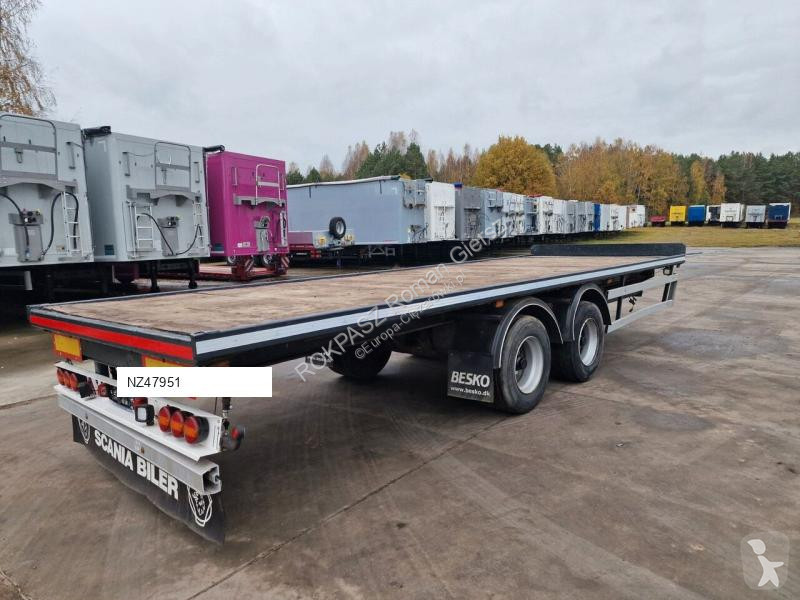 مقطورة  Platform Tandem 18000kg 7,85 m