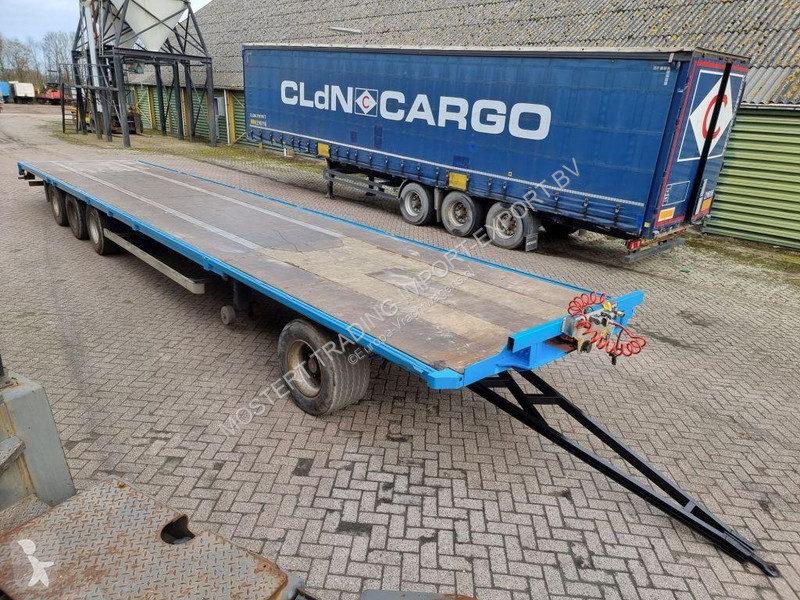 مقطورة Van Hool 13.60 M LONG flatbed trailer -...