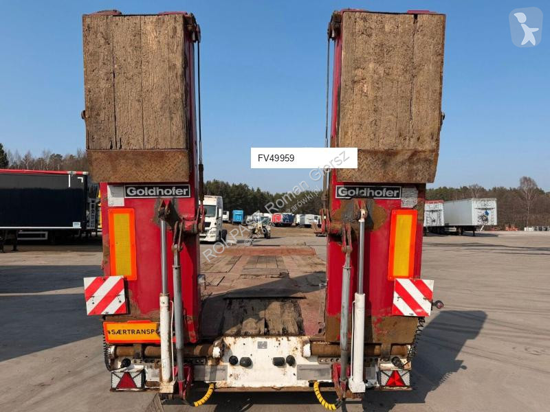 مقطورة Goldhofer Low Loader Trailer Ramps