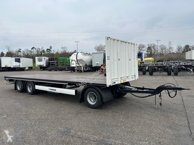 مقطورة Krone Jumbo Plateau Anhänger 8.6 Meter, BPW