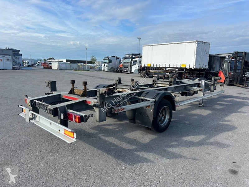 مقطورة Wecon AWZ 112, 1-Achs Lafette, BPW-Achsen