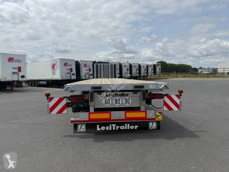 نصف مقطورة Lecitrailer Plateau Leci Trailer
