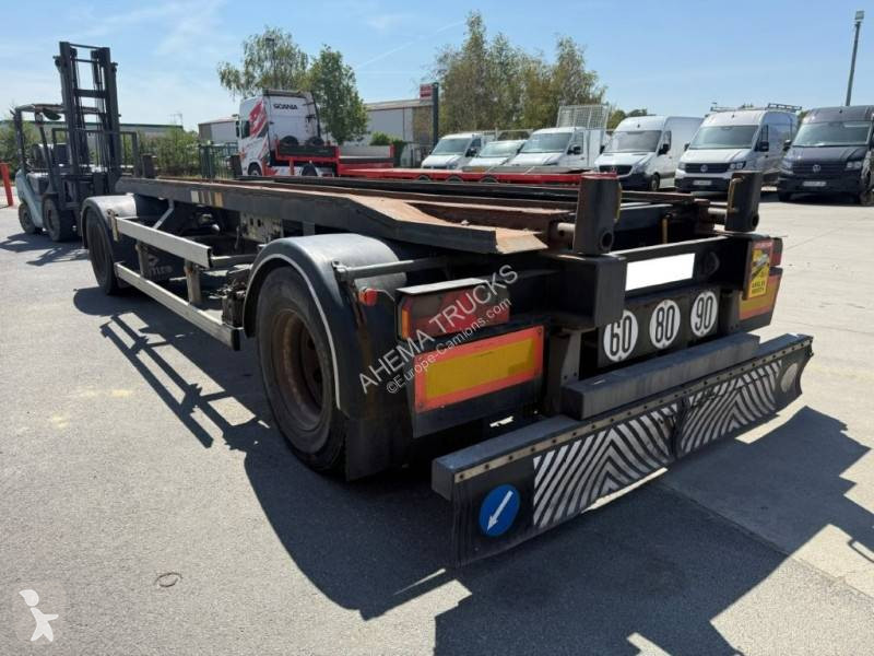 مقطورة Samro Dolly 2 essieux porte caisson
