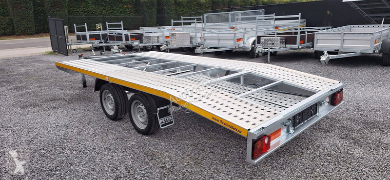 Flatbed car trailer trailer