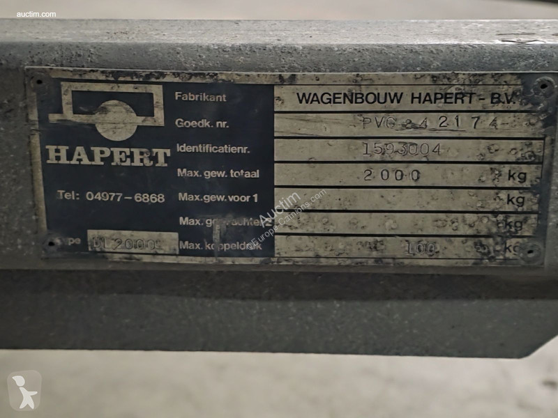 Hapert dl2000 trailer