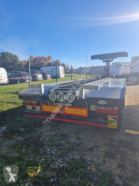 Släp Lecitrailer REMORQUE PORTE CAISSON 2 ESSIEUX
