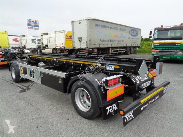 Remorque Trax Porte Caisson Bennante 2 essieux