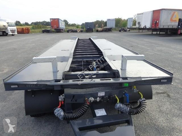 Remorque Lecitrailer porte caisson fixe 2...