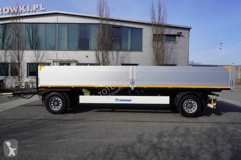 Remorque Krone Construction trailer / Flatbed...