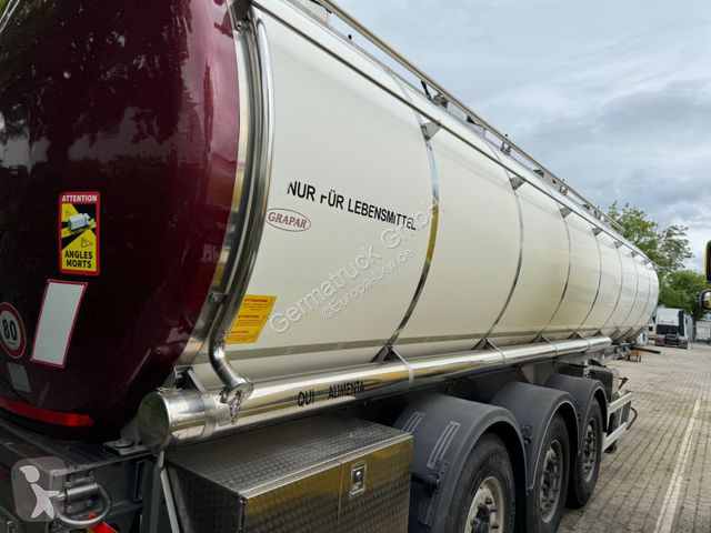 Semi reboque Menci Grapar Milchtank 34.500l...