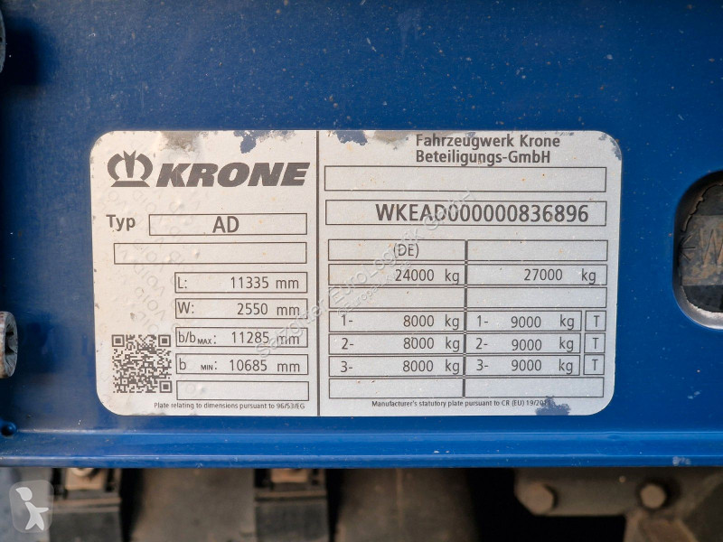 Krone AD / EDSCHA | Aluklappen trailer