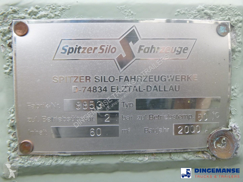 مقطورة Spitzer Powder tank alu 60 m3 (tipping)