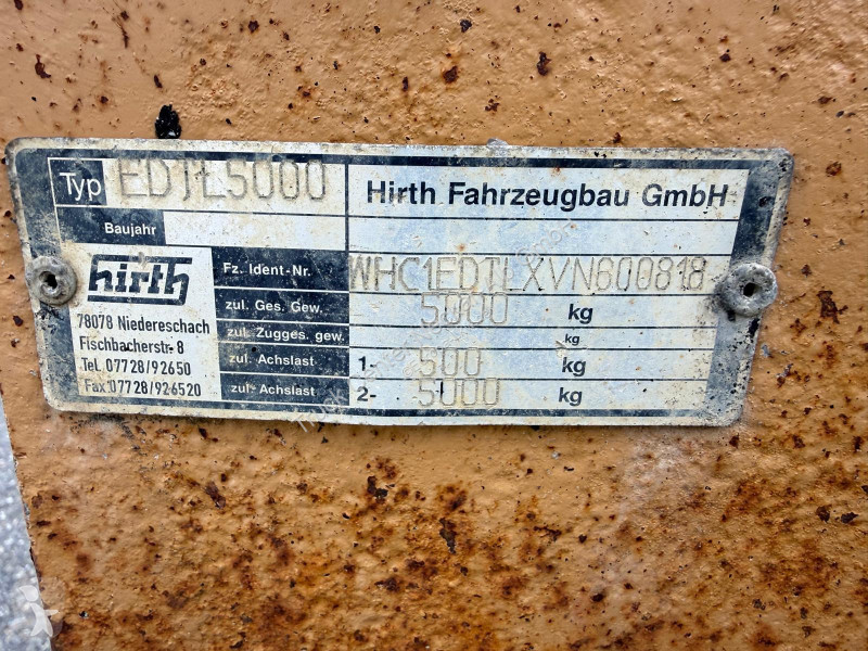 Rimorchio    1 Achs Tieflader 2m Rampen TÜV neu...