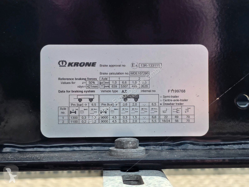 Reboque Krone AZ