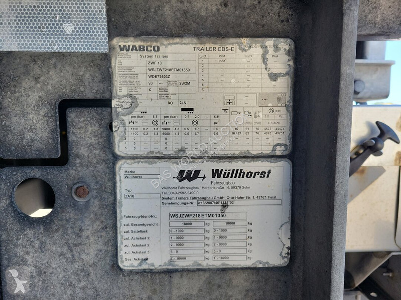 Släp Wuellhorst ZA 18