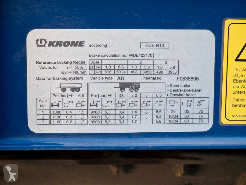 Krone AD / EDSCHA | Aluklappen trailer