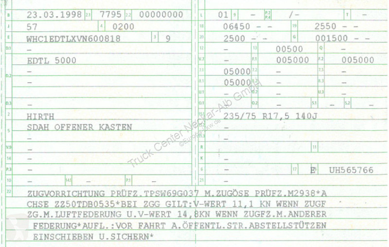 Rimorchio    1 Achs Tieflader 2m Rampen TÜV neu...