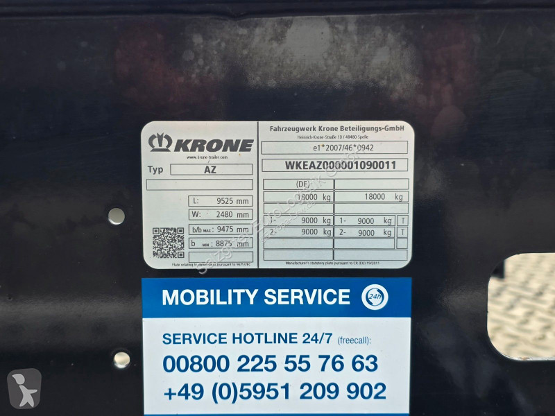 Krone AZ trailer