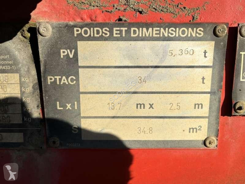 مقطورة Fruehauf  GRUMIERE 3 ESSIEUX