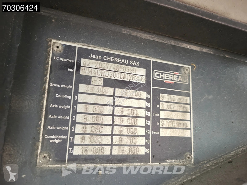مقطورة Chereau CRD3 3 axles