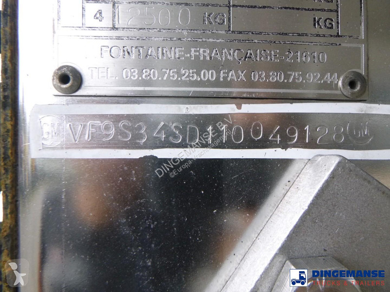 مقطورة Magyar Chemical tank inox 34 m3 / 1 comp