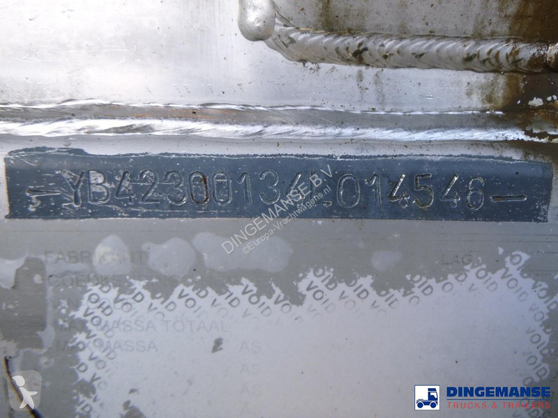 مقطورة LAG Chemical tank inox 37.5 m3 / 1 comp...