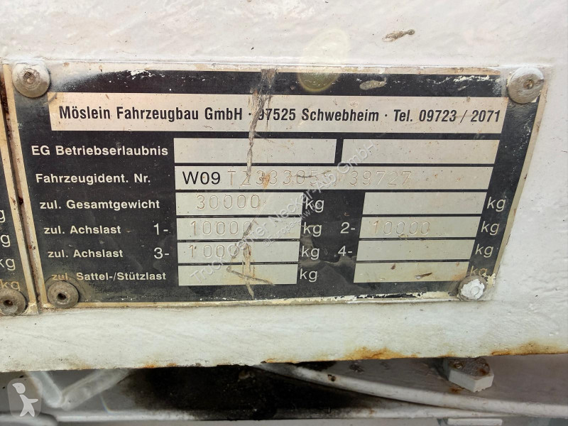 مقطورة Möslein   3 Achs Tieflader hydrl. Rampen...