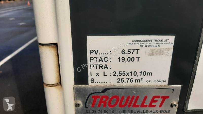 Aanhanger Trouillet PLSC 2 essieux -  Hayon 5 T