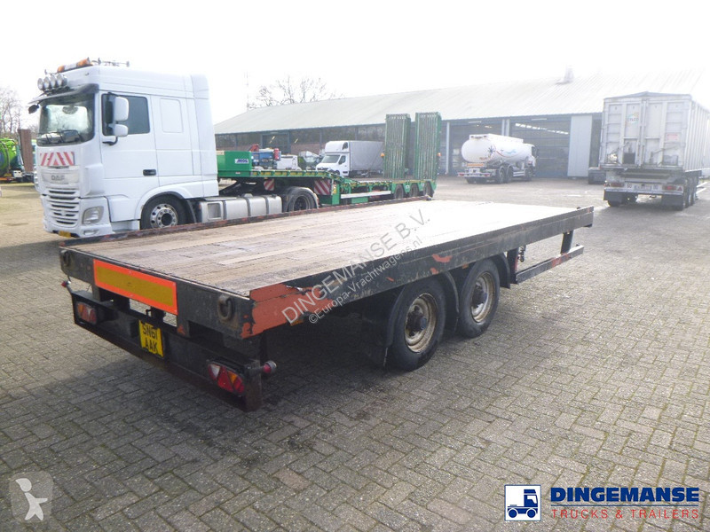 Reboque  2-axle drawbar platform trailer 7 t