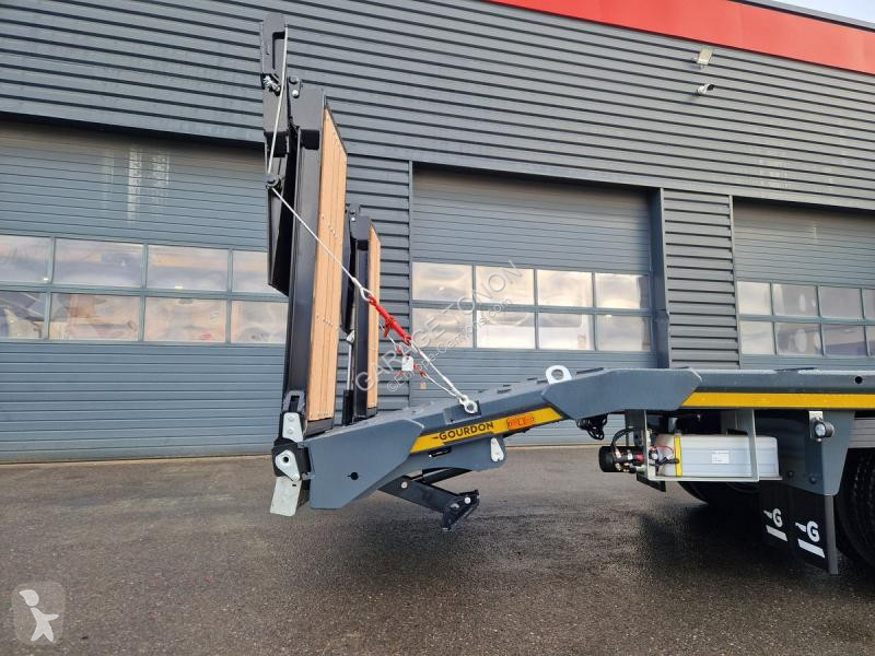 Remorque Gourdon F190 PORTE ENGINS 2 ESSIEUX