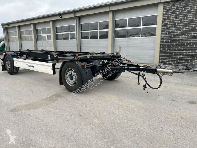 Reboque Krone 2 Achswechselfahrgestell, Typ:...