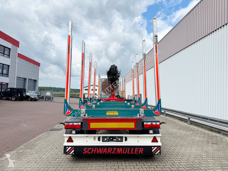 Reboque Schwarzmüller 2-Achs Holzanhänger...