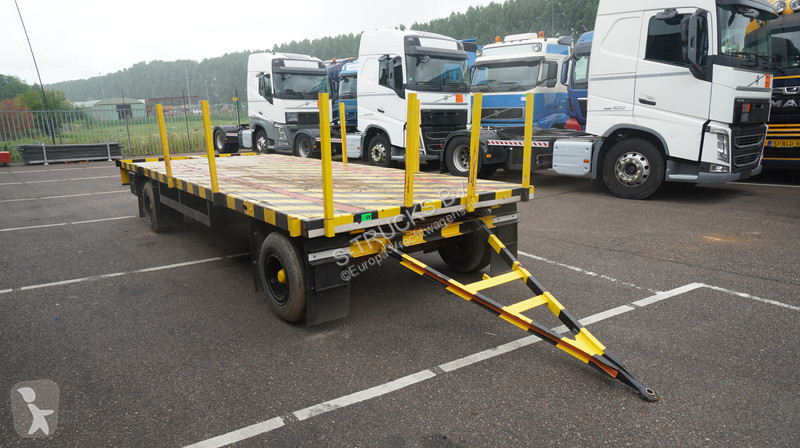 Aanhanger  AXLE FLATBED FARM TRAILER