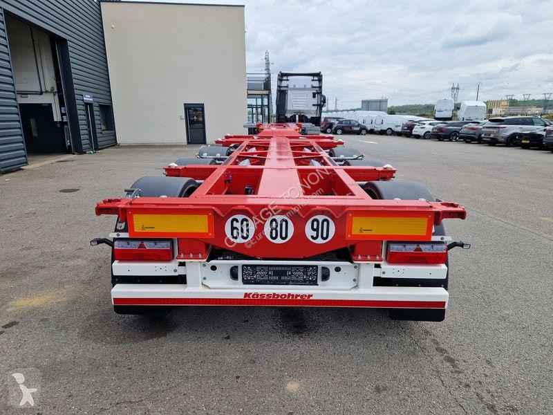 Semitrailer Kässbohrer  PORTE CONTAINERS...