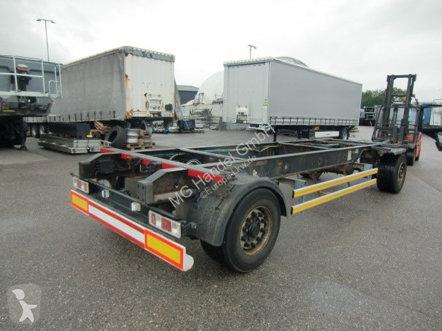 Reboque Krone AZ18, Maxi BDF-Lafette, BPW-Achsen