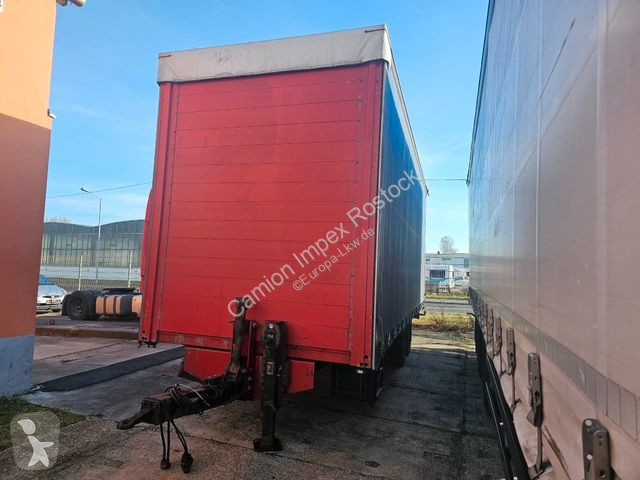 Remorque Ackermann Tandem Gardine, Edscha,Hubdach