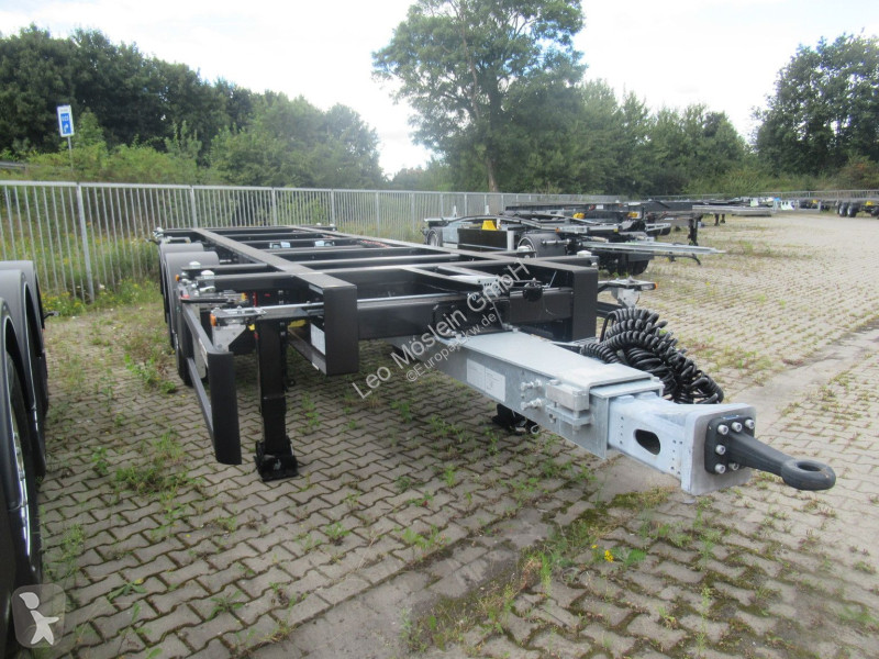 Reboque Krone ZZ  Tandem- BDF- Wechselanhänger...