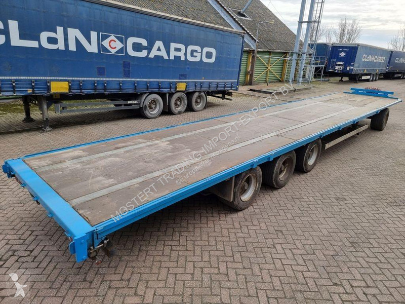 مقطورة Van Hool 13.60 M LONG flatbed trailer -...