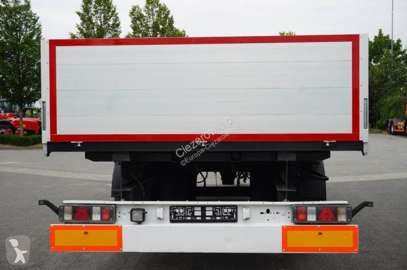 مقطورة Krone construction trailer / Flatbed 18...