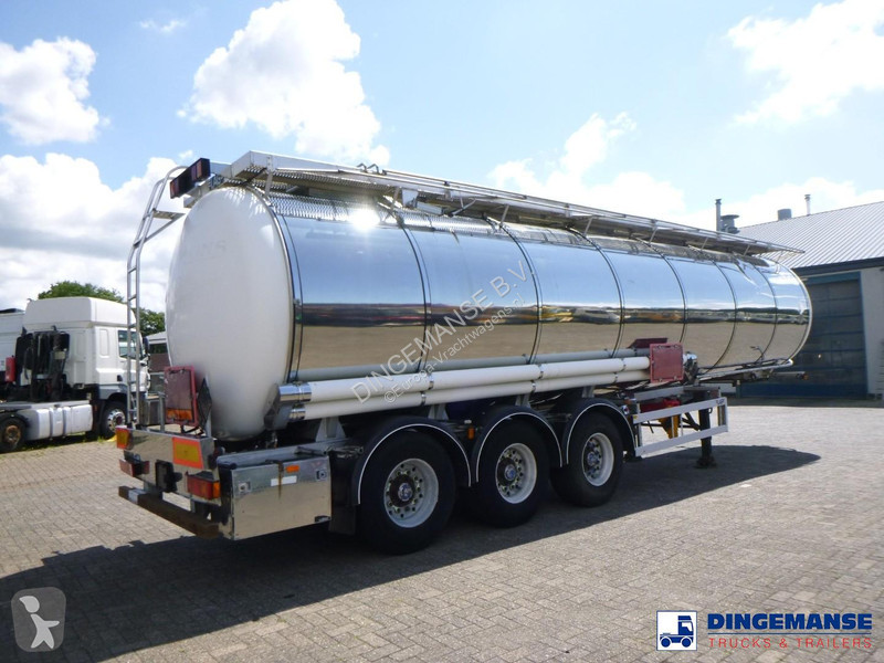 مقطورة LAG Chemical tank inox 37.5 m3 / 1 comp...