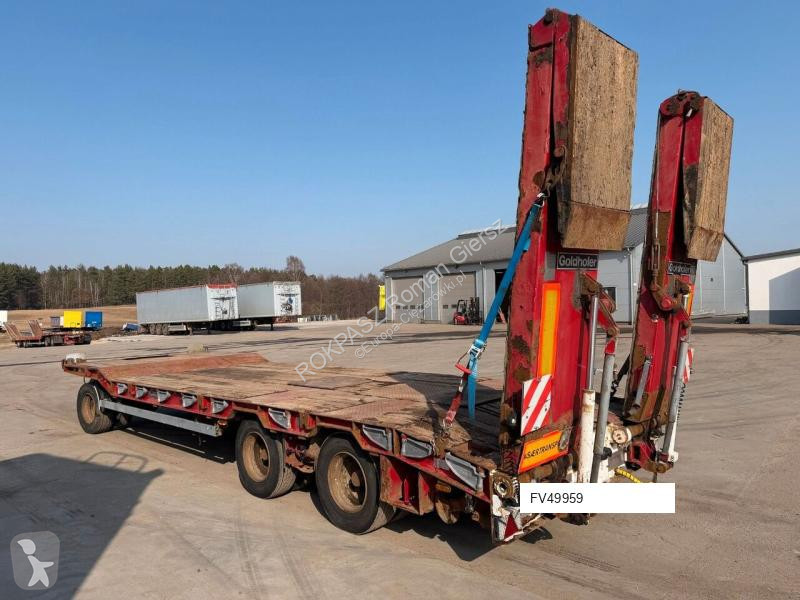مقطورة Goldhofer Low Loader Trailer Ramps