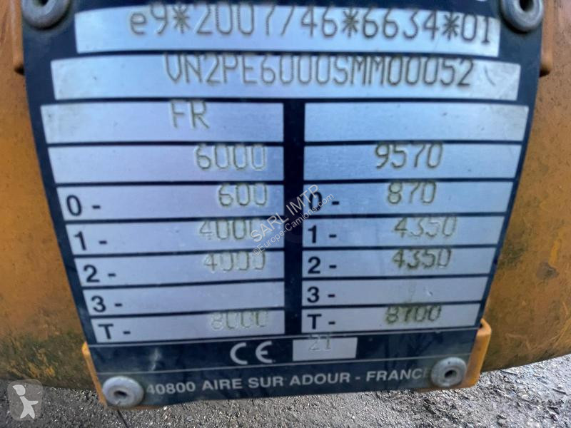 مقطورة Gourdon PTAC 6 TONNES