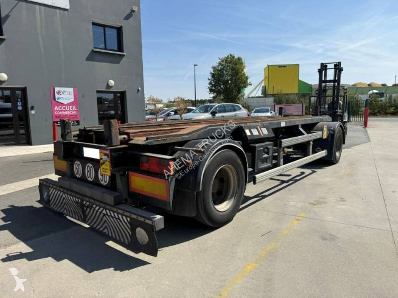 مقطورة Samro Dolly 2 essieux porte caisson