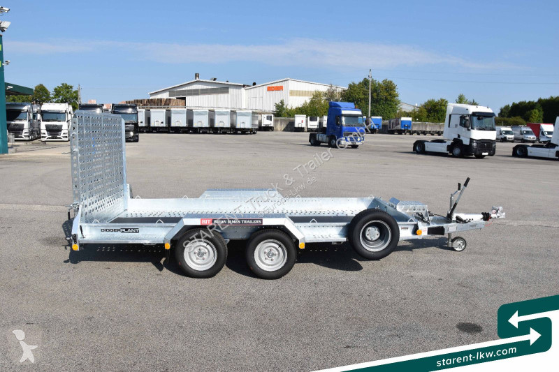 Aanhanger  Digger Plant Schwerlast-Rampe...