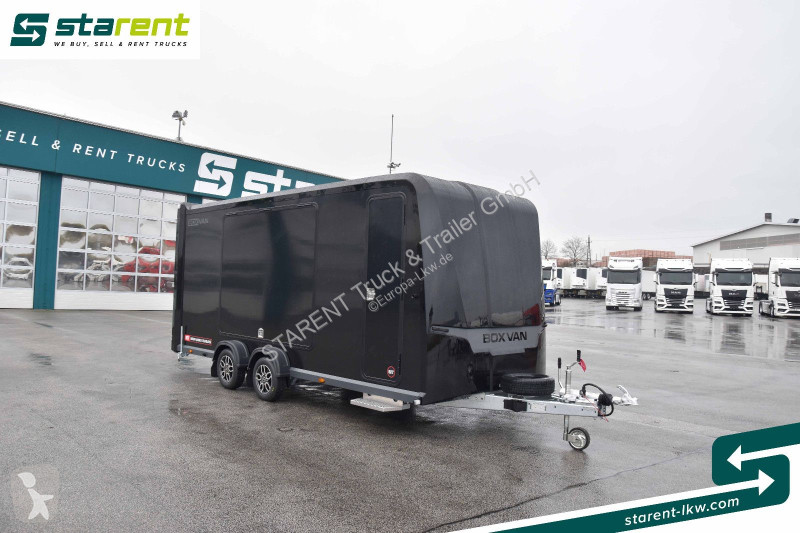 Aanhanger  BOX VAN 600 Rückfahrkamera Alu Boden...