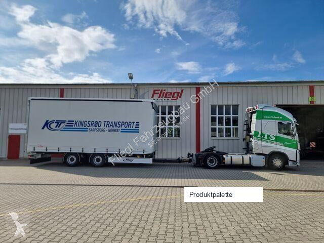 Remolque Fliegl Tandem-Plattform-Anhänger TPS 180